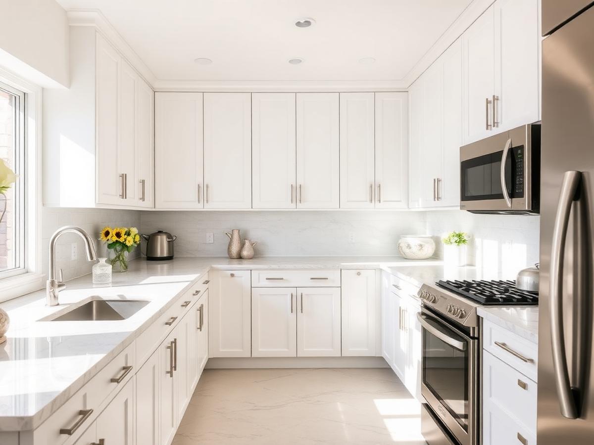 Professionally cleaned space